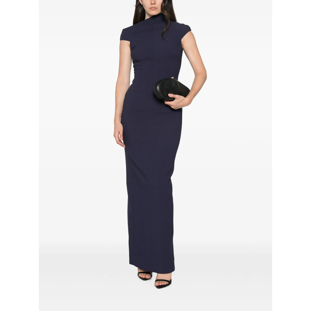 [Solace London] Sleeveless dress FW26 OS49022  NAVY