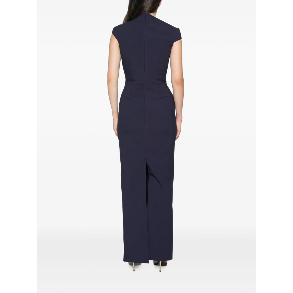 [Solace London] Sleeveless dress FW26 OS49022  NAVY