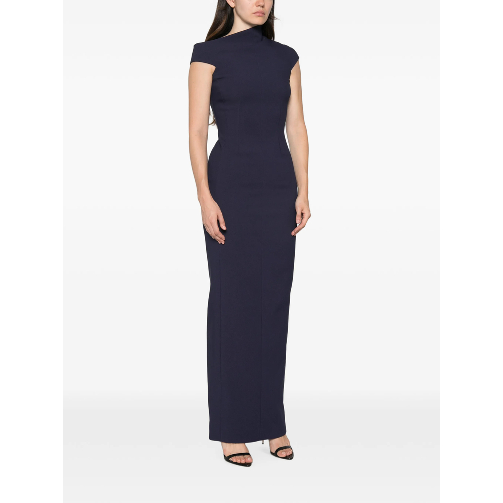 [Solace London] Sleeveless dress FW26 OS49022  NAVY