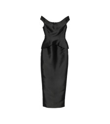 [Solace London] Sleeveless dress FW26 OS49024  BLACK