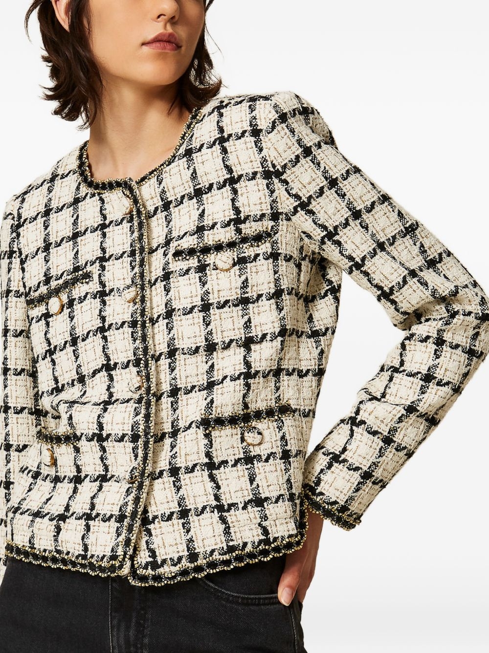 [Twin - set] Tweed jacket FW26 262TP275213859