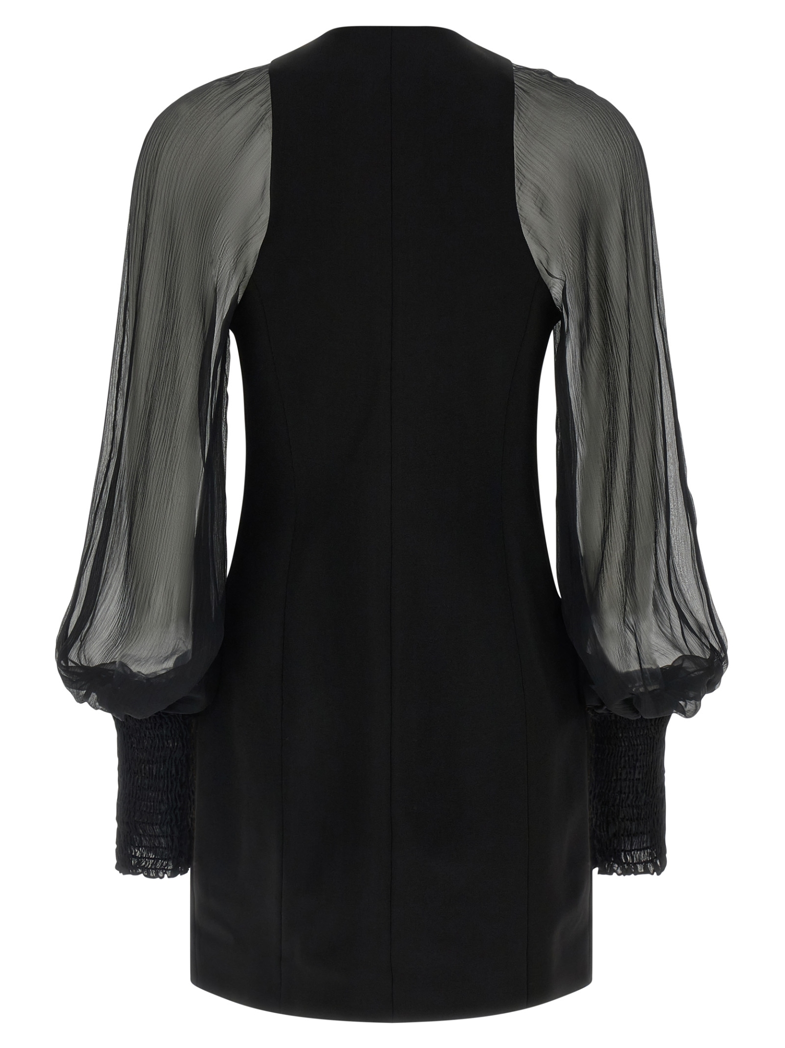 [Balmain] Long sleeve dress FW26 HF1R9461MI60EAP