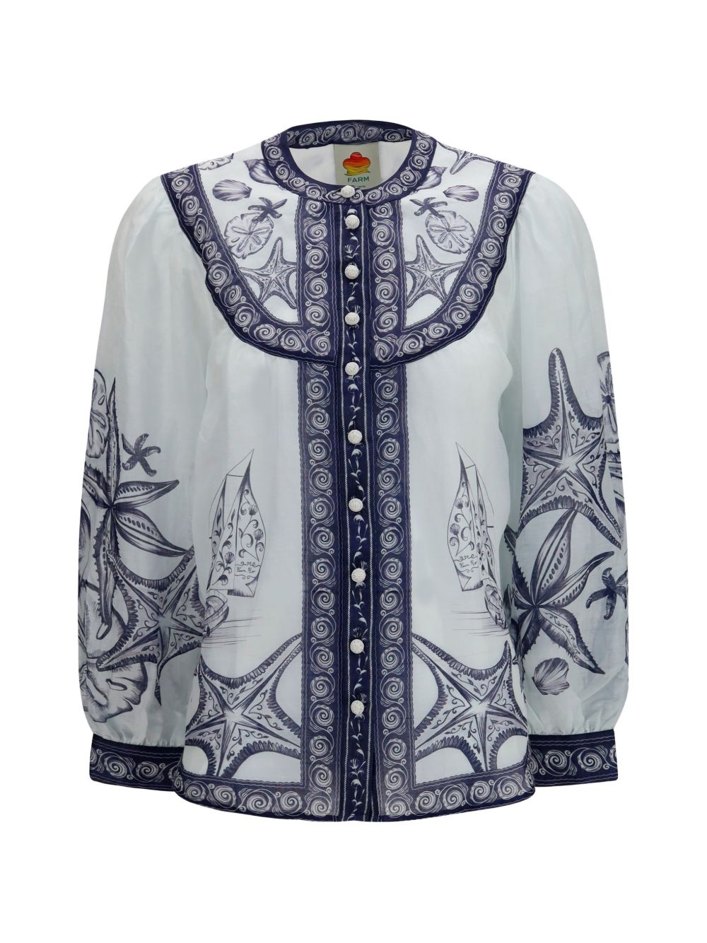 [Farm Rio] Shirts Long Sleeve FW26 356225 25192