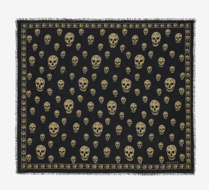 [Alexander McQueen] Scarf FW26 807889-4943Q1079