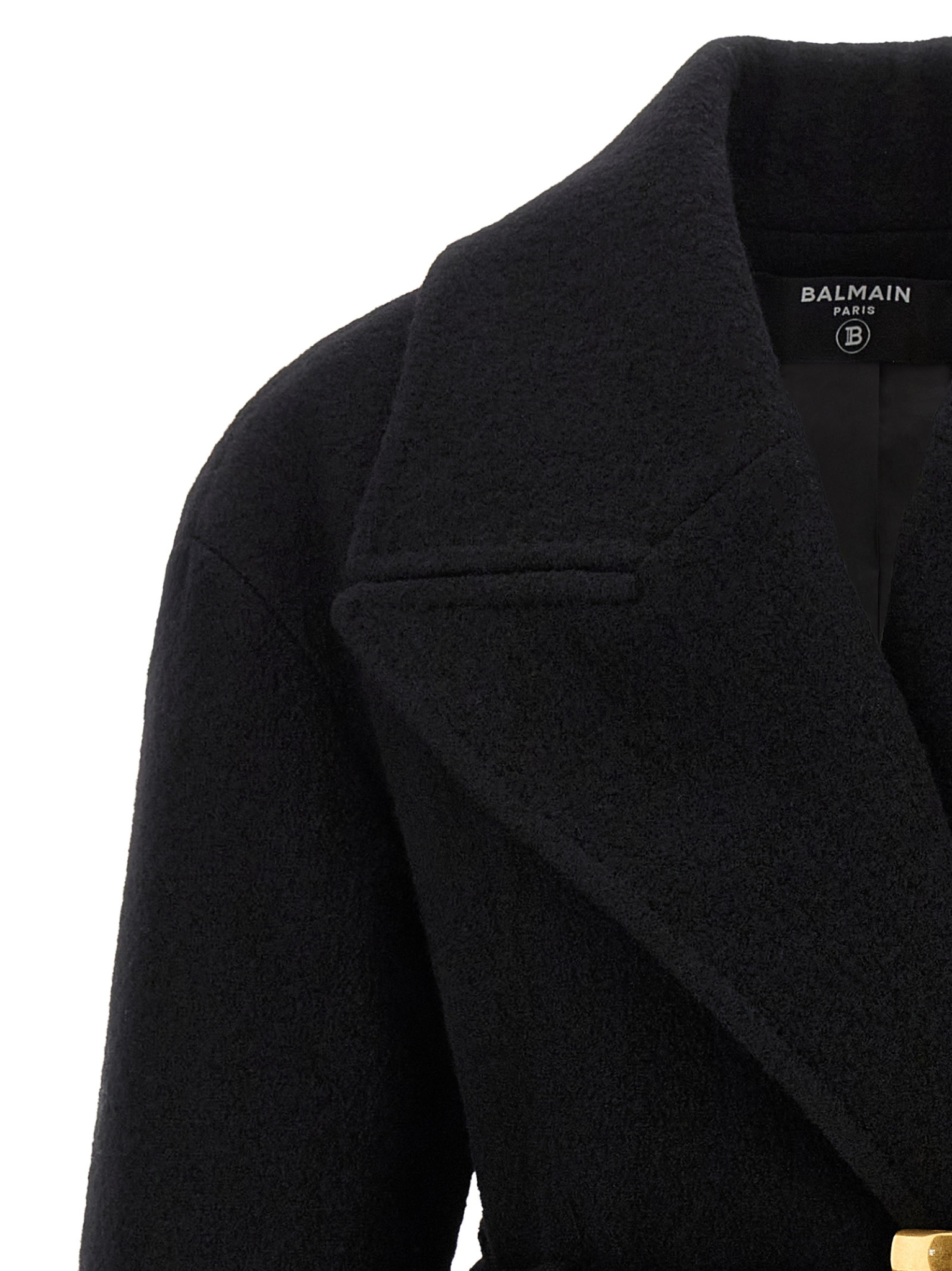 [Balmain] Coat FW26 HF1UA215WC700PA