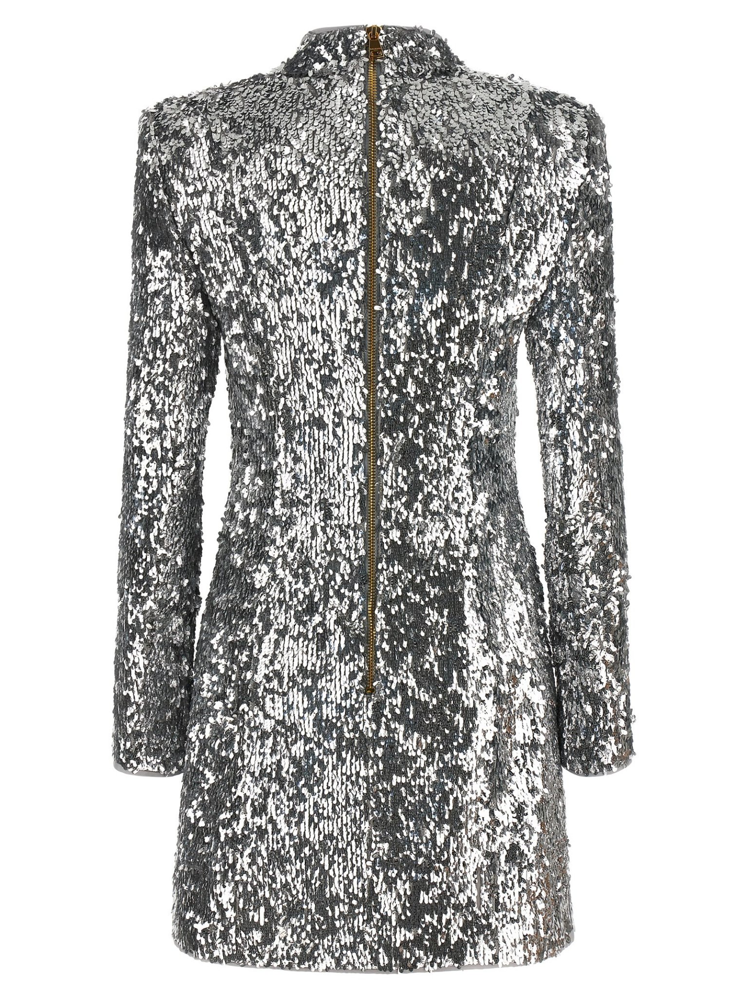 [Balmain] Long sleeve dress FW26 HF1R8980XM119FC