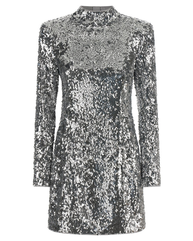 [Balmain] Long sleeve dress FW26 HF1R8980XM119FC