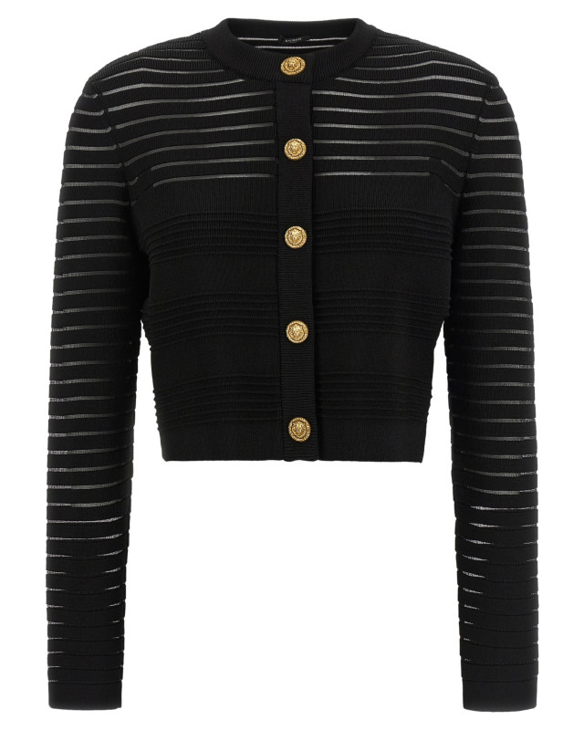 [Balmain] Cardigan FW26 HF1KL878KK100PA