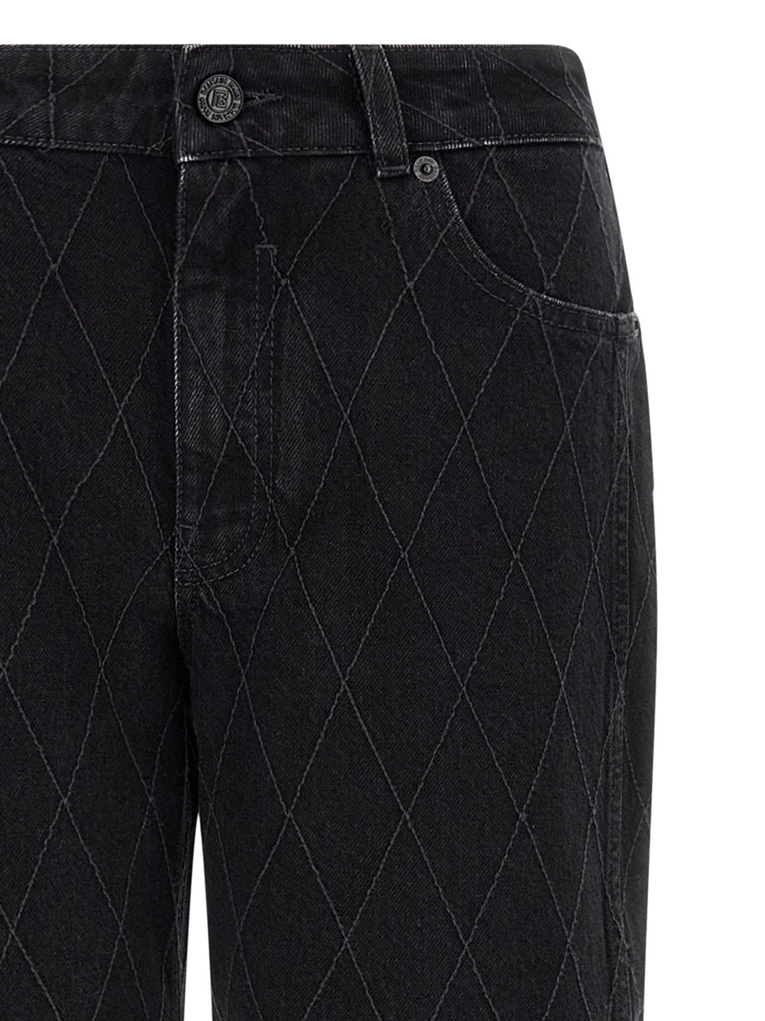 [Balmain] Jeans FW26 HF1MI052DG130PC