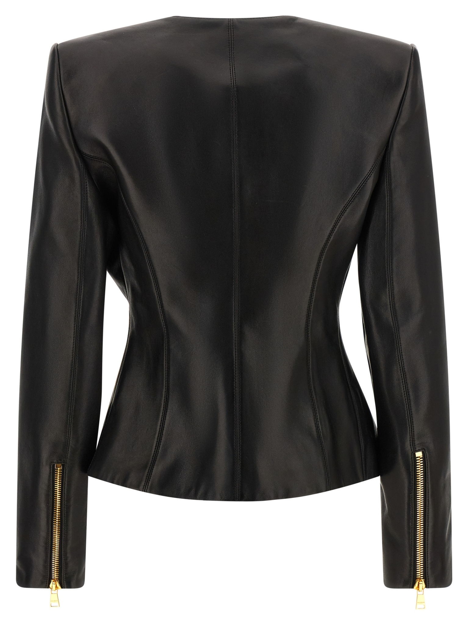 [Balmain] Leather Jacket FW26 HF1SK691LC620PA