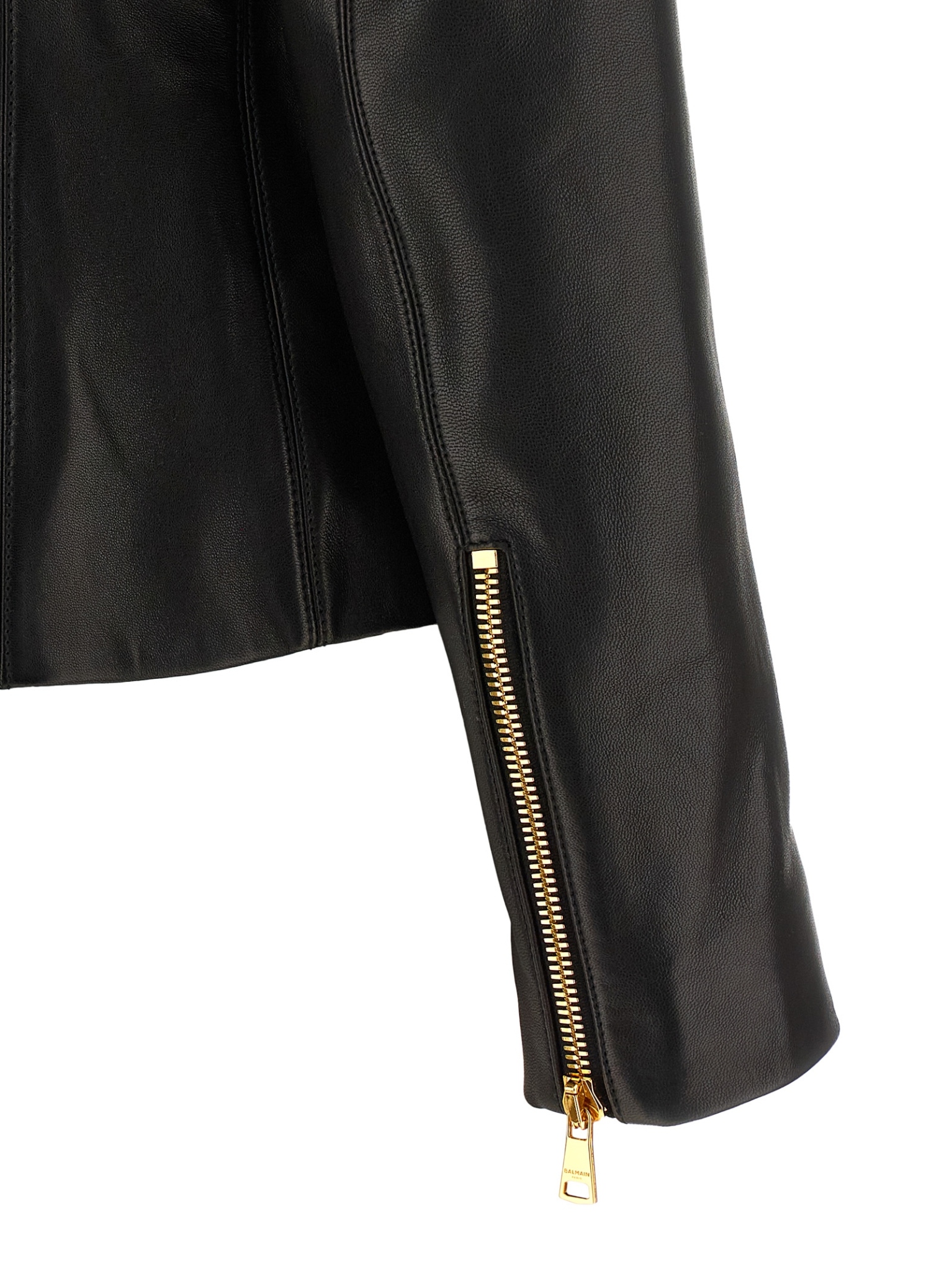[Balmain] Leather Jacket FW26 HF1SK691LC620PA