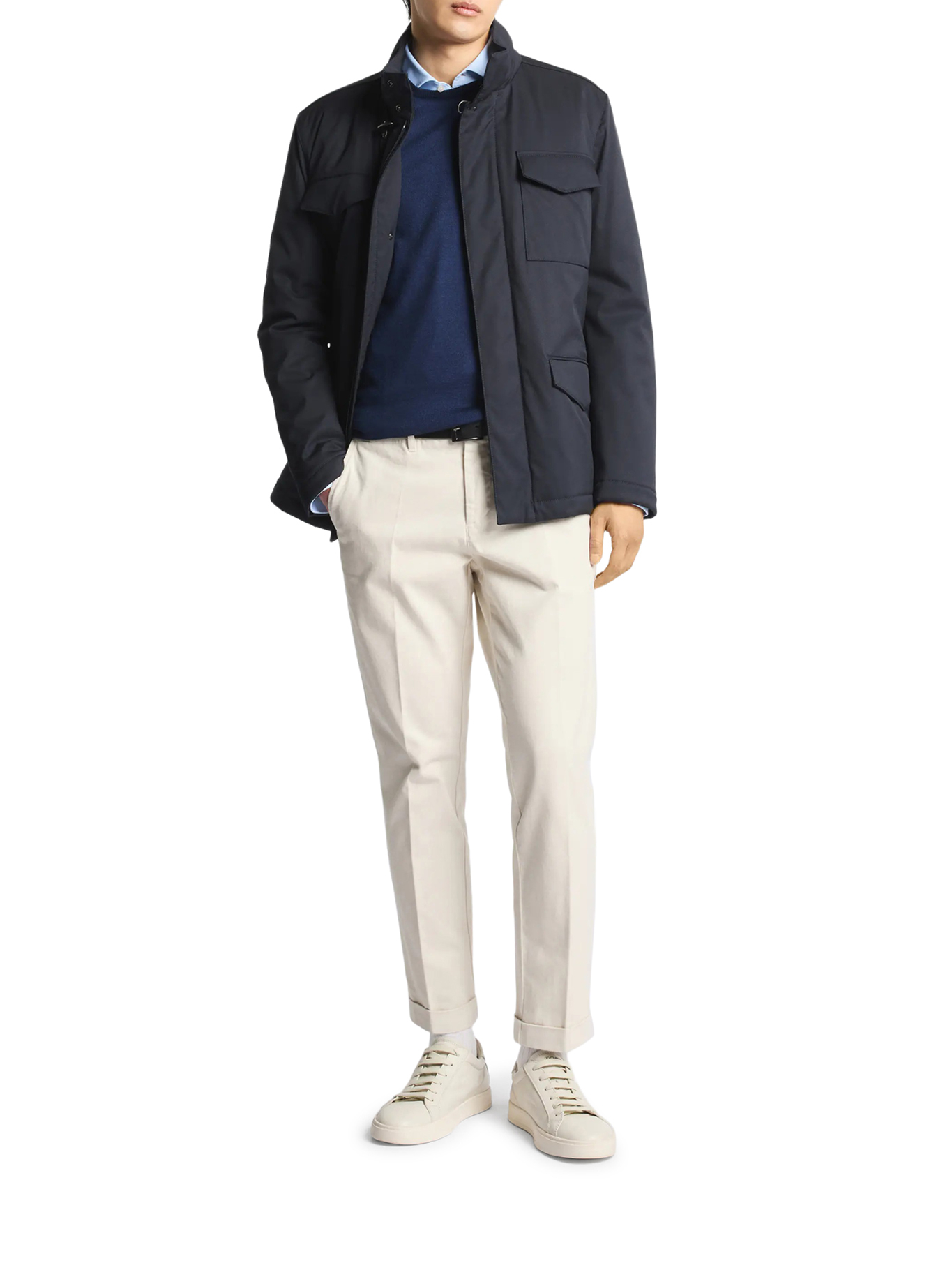 [FAY ARCHIVE ] Down Jacket FW26 NAM1953057SYNJU807U807 BLUE NAVY