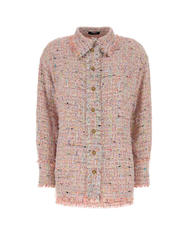 [Balmain] Shirts Long Sleeve FW26 HF1HD005XM17 AAA
