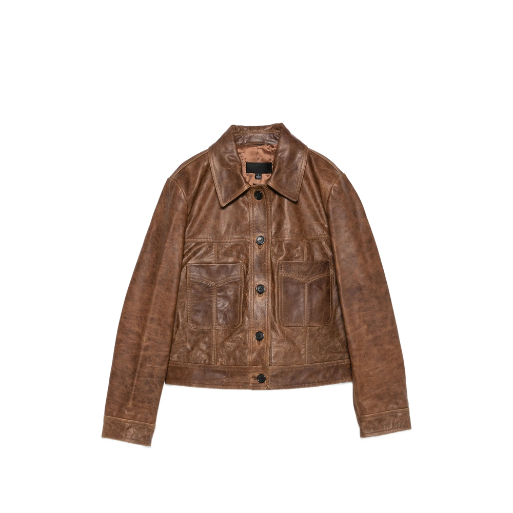 [Nili Lotan] Leather Jacket FW26 13230-L244 SUSANNAH TERRA