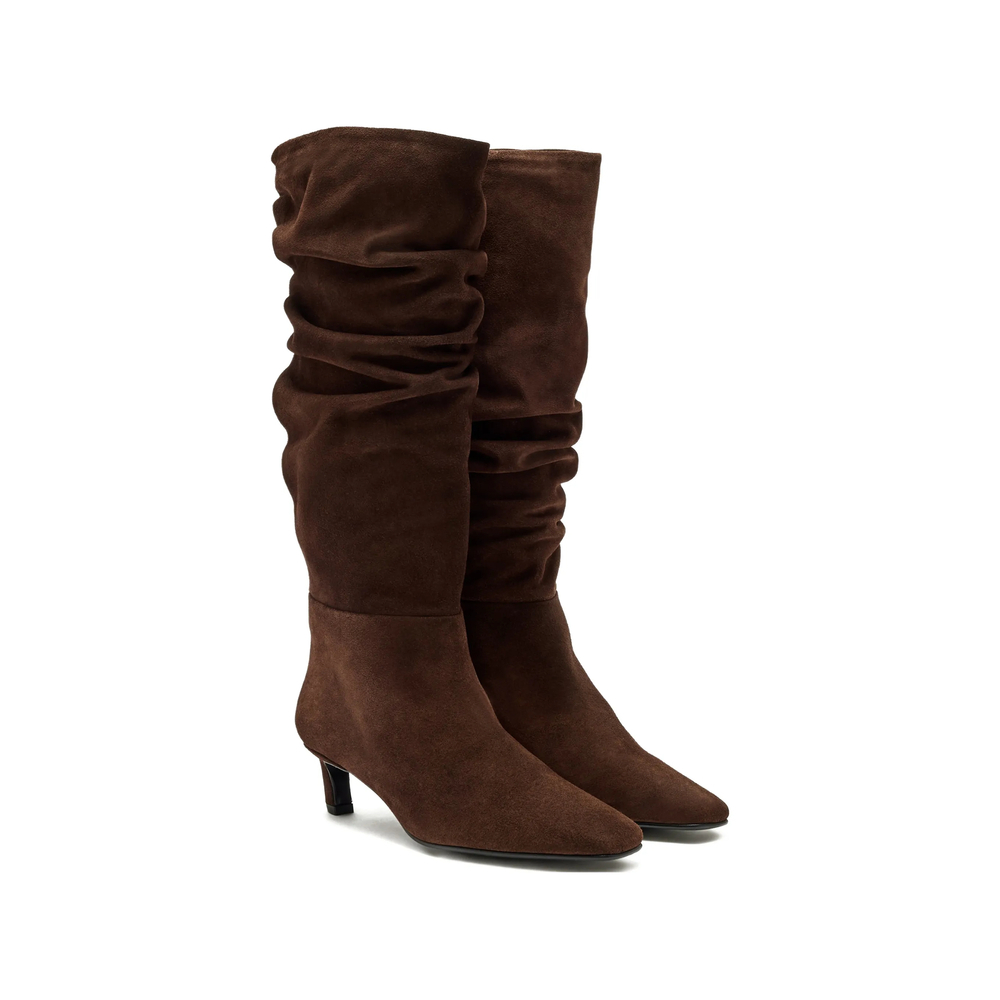 [ALOHAS] Long Boots FW26 S101173-02  BROWN