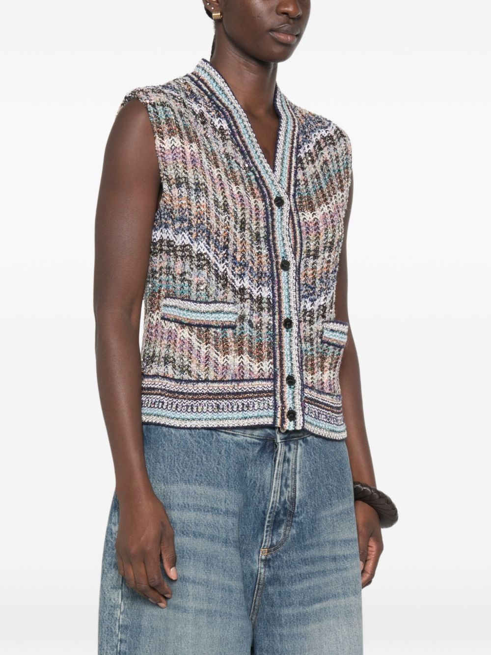 [MISSONI] Vest FW26 DS26WM09 BC006C SMSOS