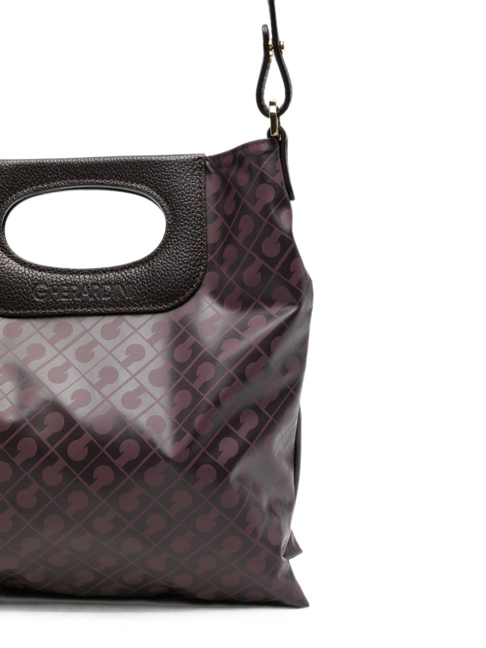 [GHERARDINI] Shoulder bag FW26 GHB0227 DOPPIA PIATTINA MINI BORDEAUX