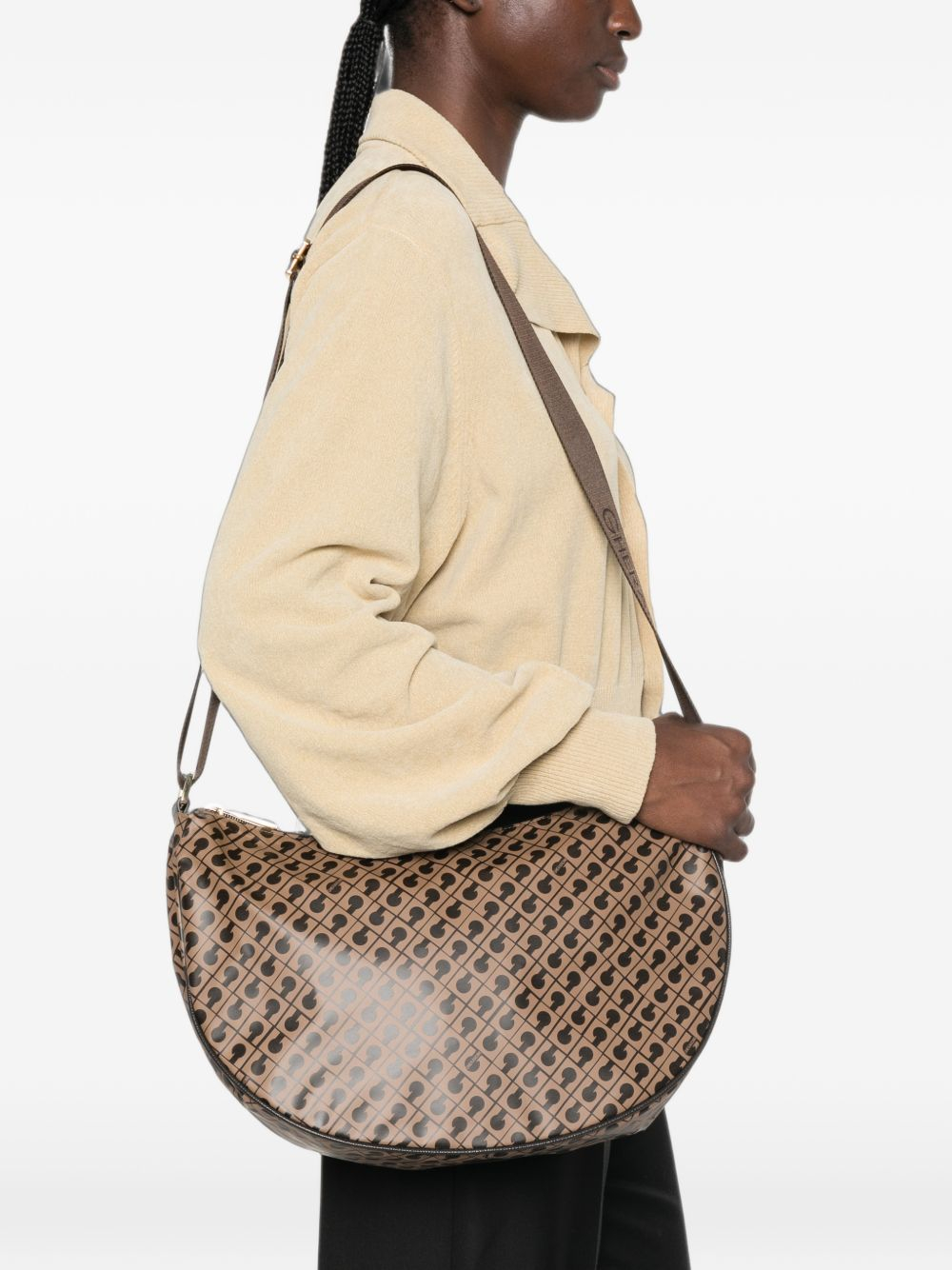 [GHERARDINI] Bag FW26 GH0330 SMALL HOBO TOFFEE