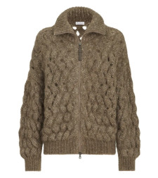 [Brunello Cucinelli] Cardigan FW26 MNT347516CLE69 BROWN