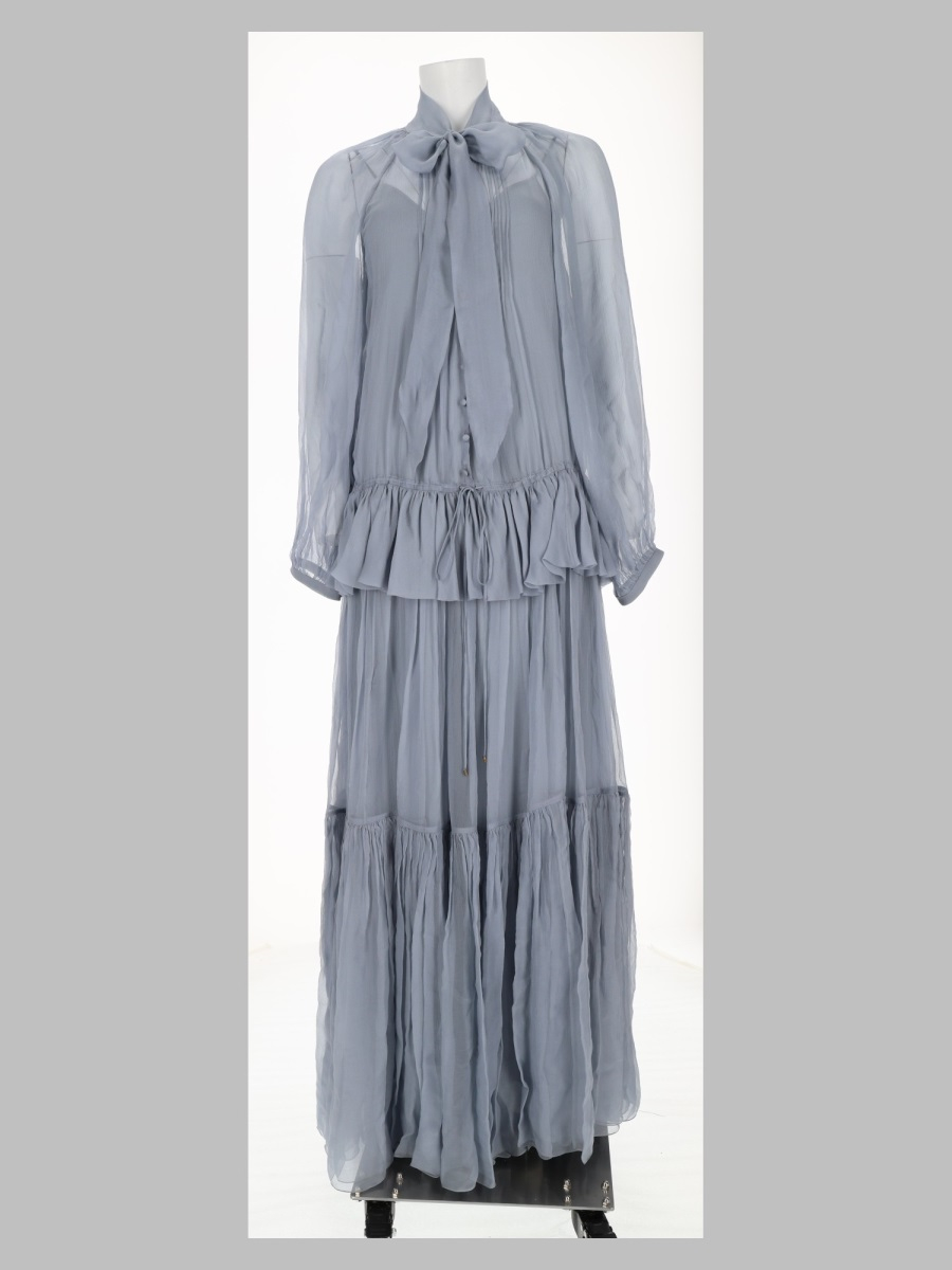 [Chloe] Long sleeve dress FW26 26ARO96001_011