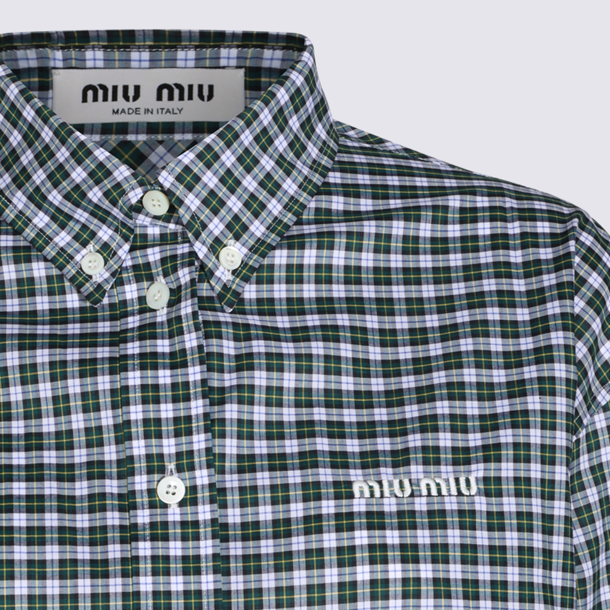 [Miu Miu] Shirts Long Sleeve FW26 MK1659SOOO19U3F0A8Z