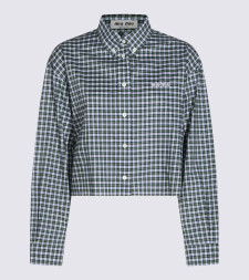 [Miu Miu] Shirts Long Sleeve FW26 MK1659SOOO19U3F0A8Z