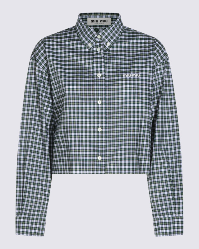 [Miu Miu] Shirts Long Sleeve FW26 MK1659SOOO19U3F0A8Z