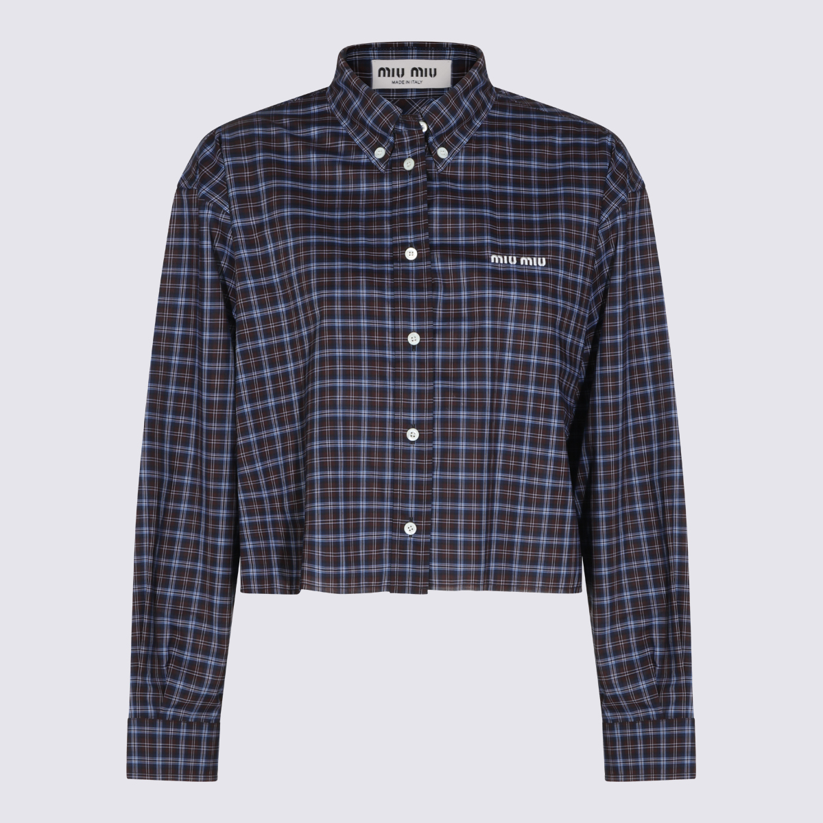 [Miu Miu] Shirts Long Sleeve FW26 MK1659SOOO19U3F057W