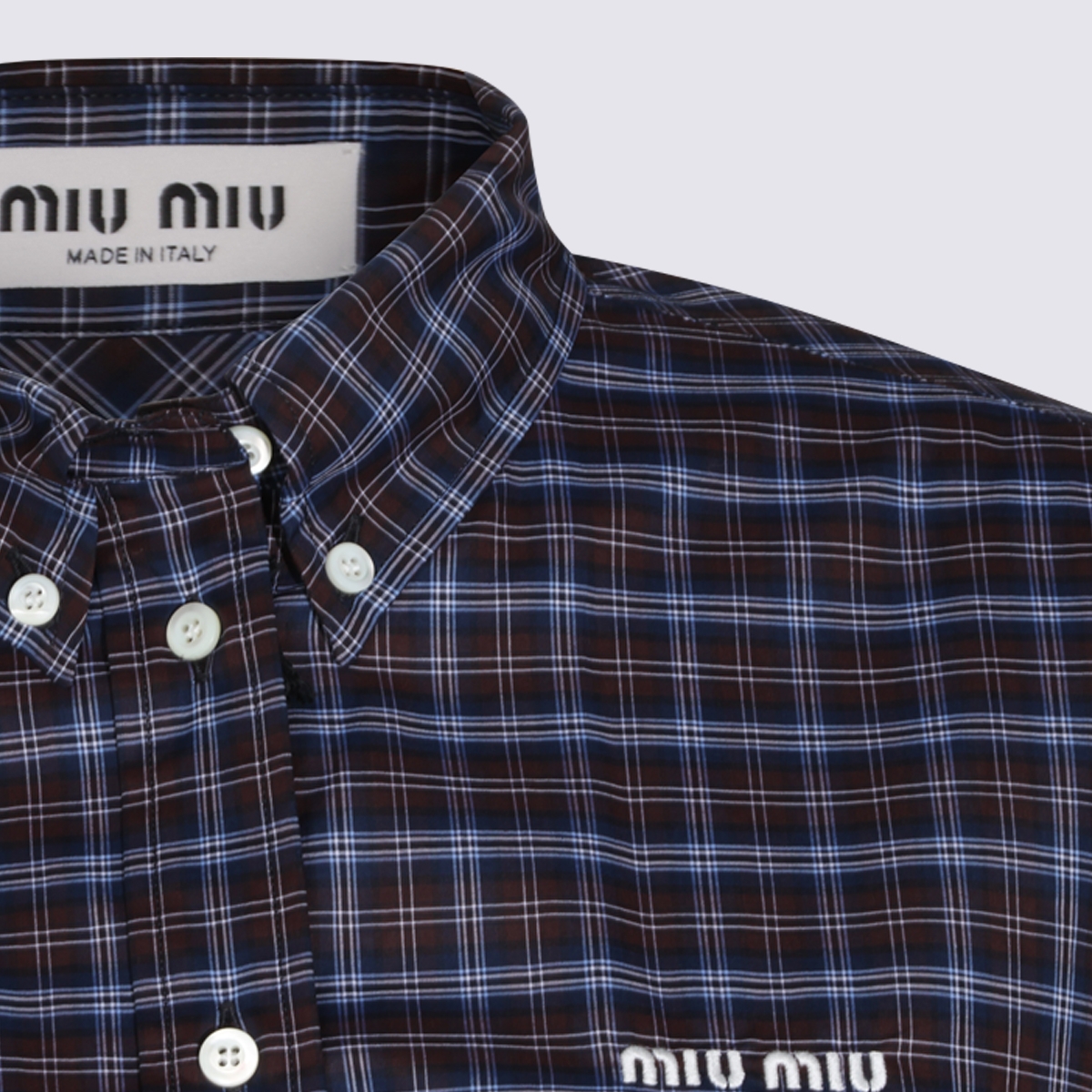 [Miu Miu] Shirts Long Sleeve FW26 MK1659SOOO19U3F057W
