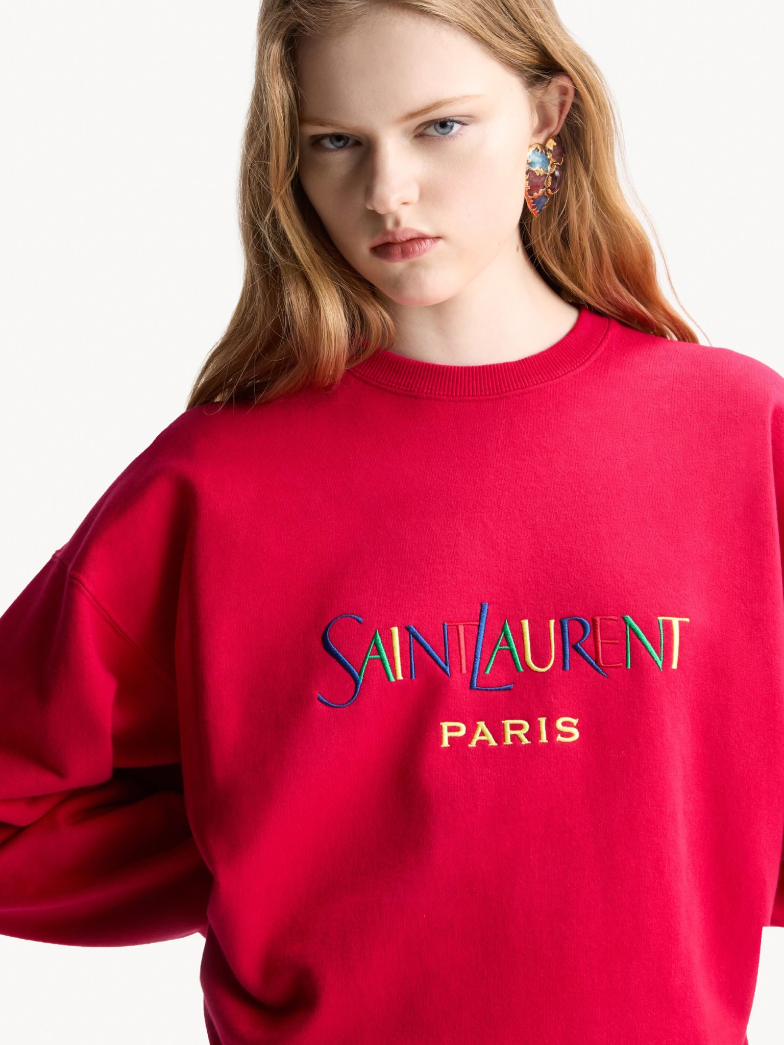 [Saint Laurent] Sweatshirt FW26 873600Y36ZO6452