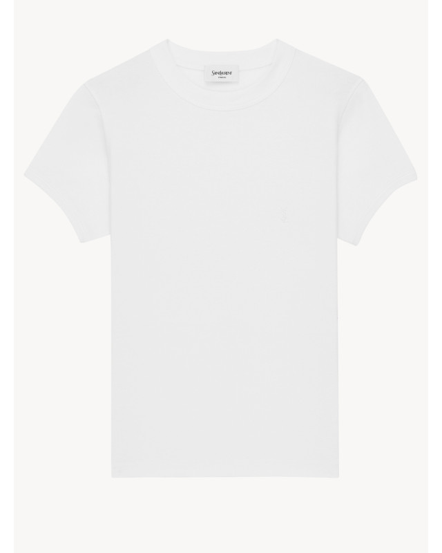[Saint Laurent] T-shirts Short Sleeve FW26 869630Y38BD9000
