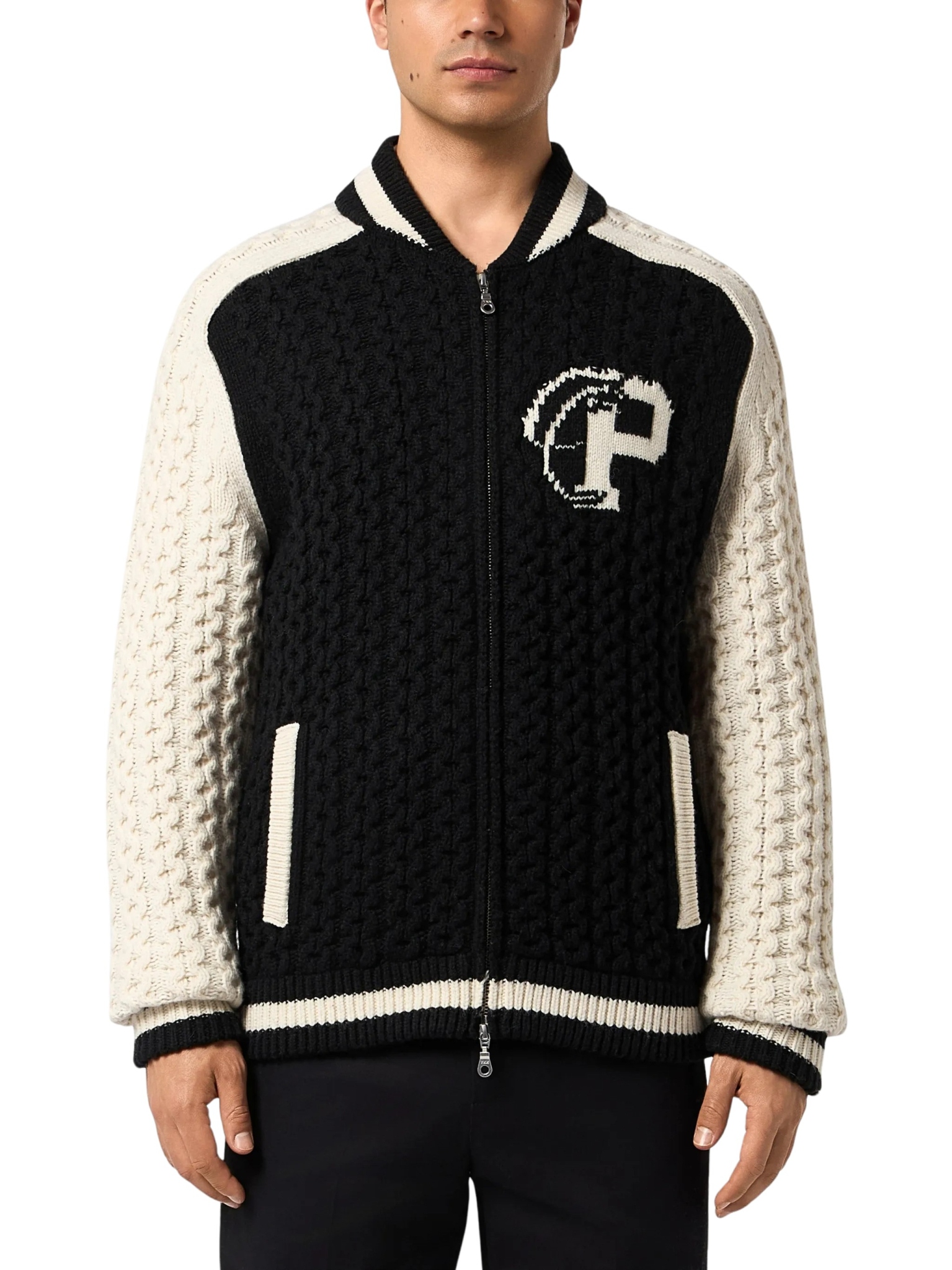 [Philipp Plein] Bomber Jacket FW26 FAFC MKB0185 PKN002N