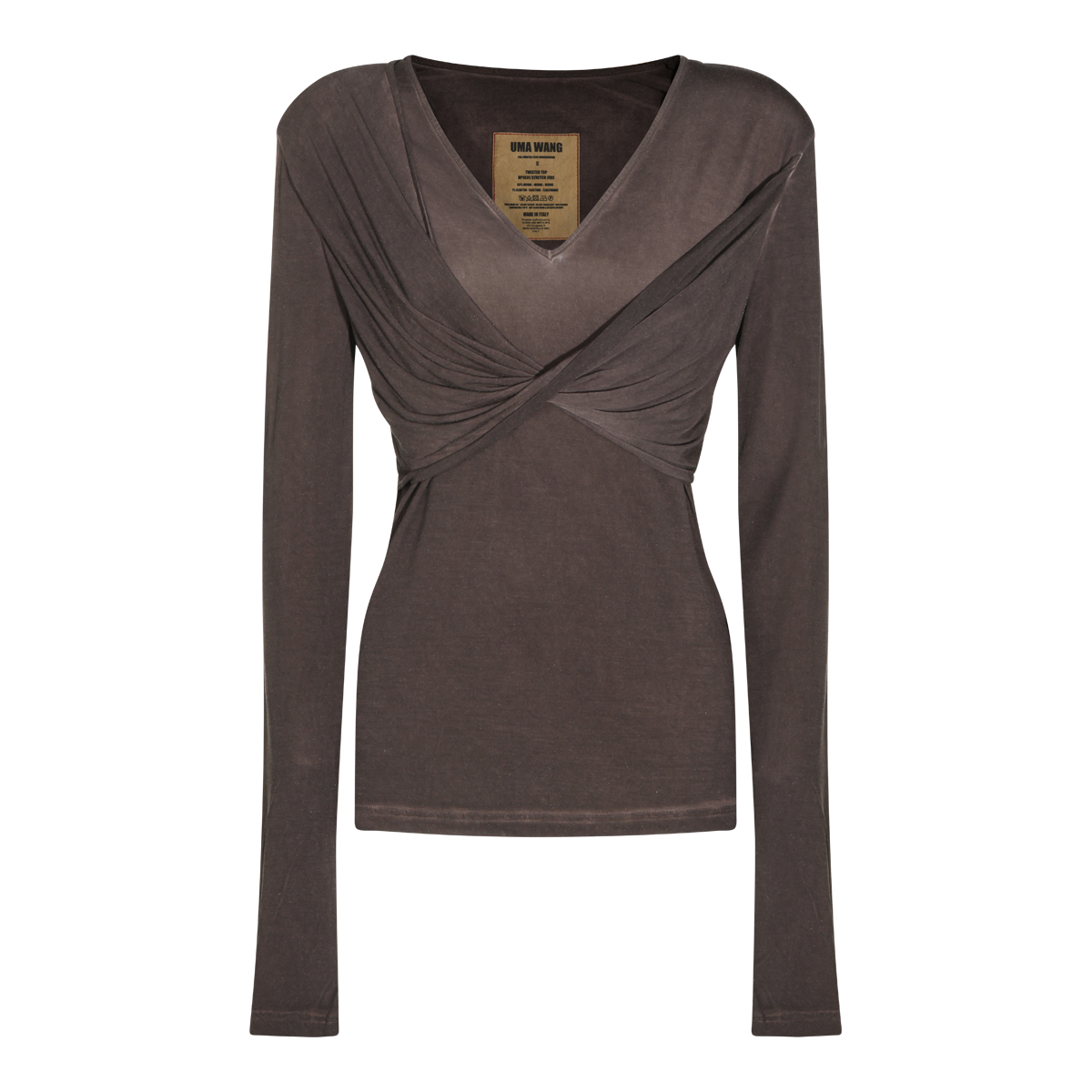 [UMA WANG] T-shirts Long Sleeve FW26 UP1035UW600