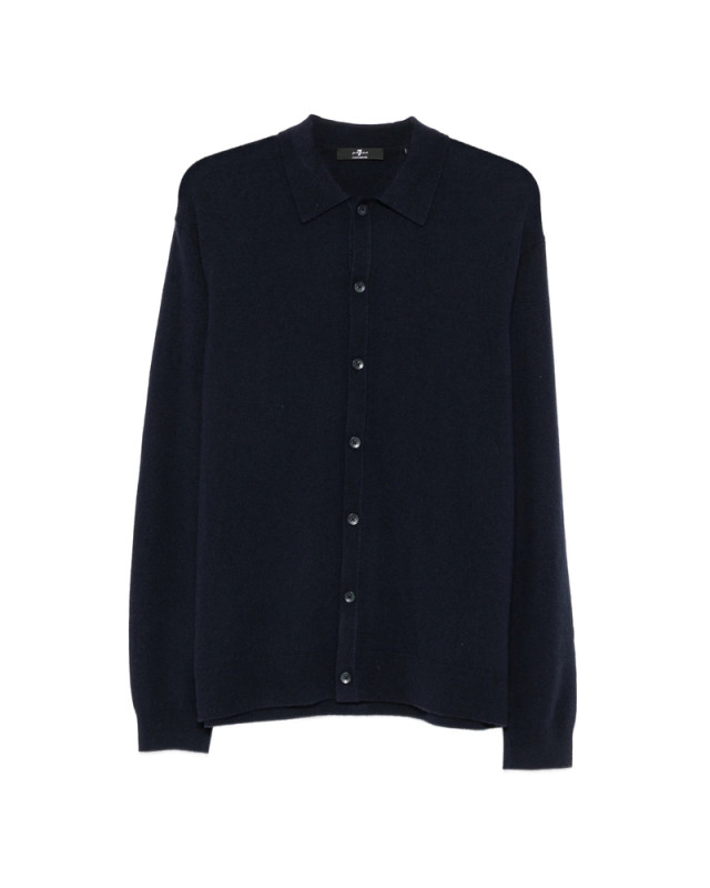 [7 FOR ALL MANKIND] Knitwear FW26 7MDN0F16 BUTTON POL 3PV