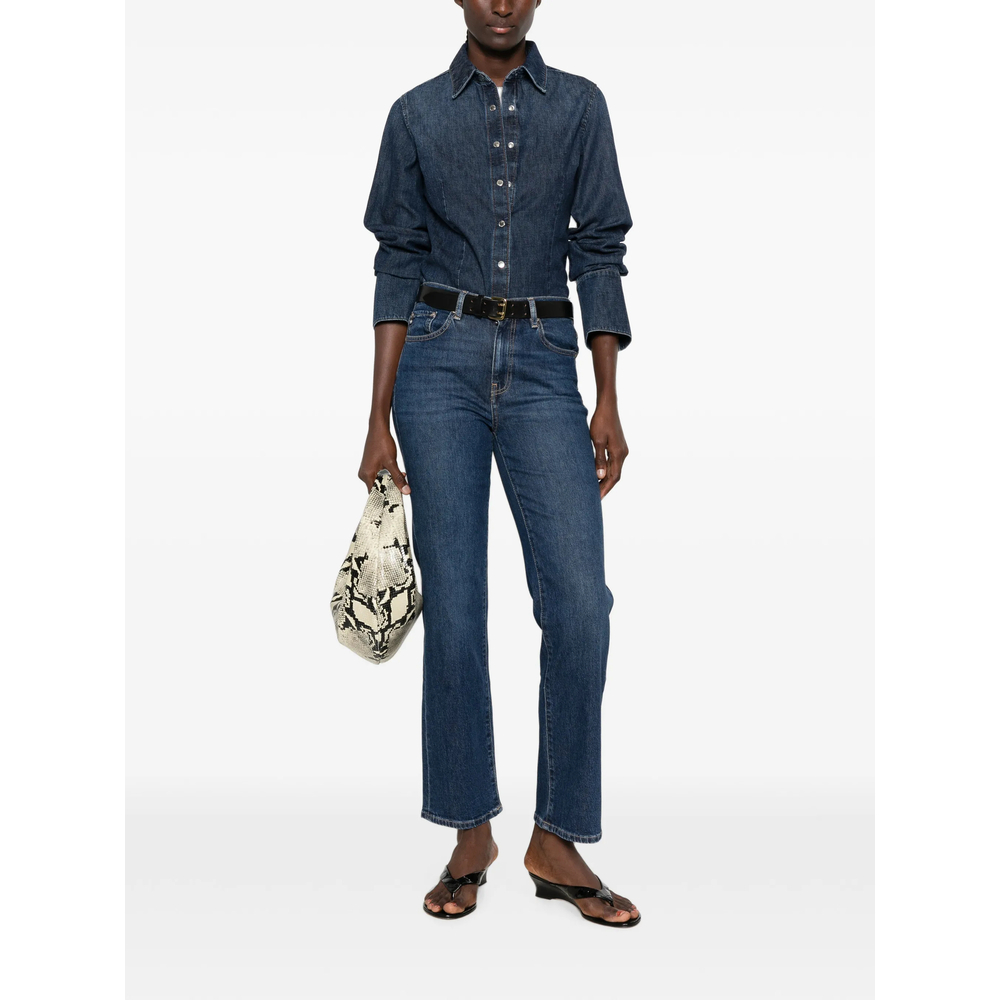 [7 FOR ALL MANKIND] Shirts Long Sleeve FW26 7UEK0H08 CLEAR 3S0