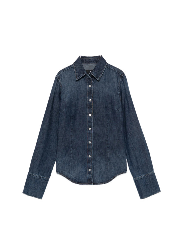 [7 FOR ALL MANKIND] Shirts Long Sleeve FW26 7UEK0H08 CLEAR 3S0