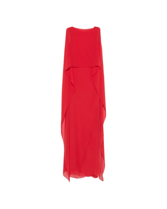 [Cortana] Sleeveless dress SS26 A3865HIBISCUSRED