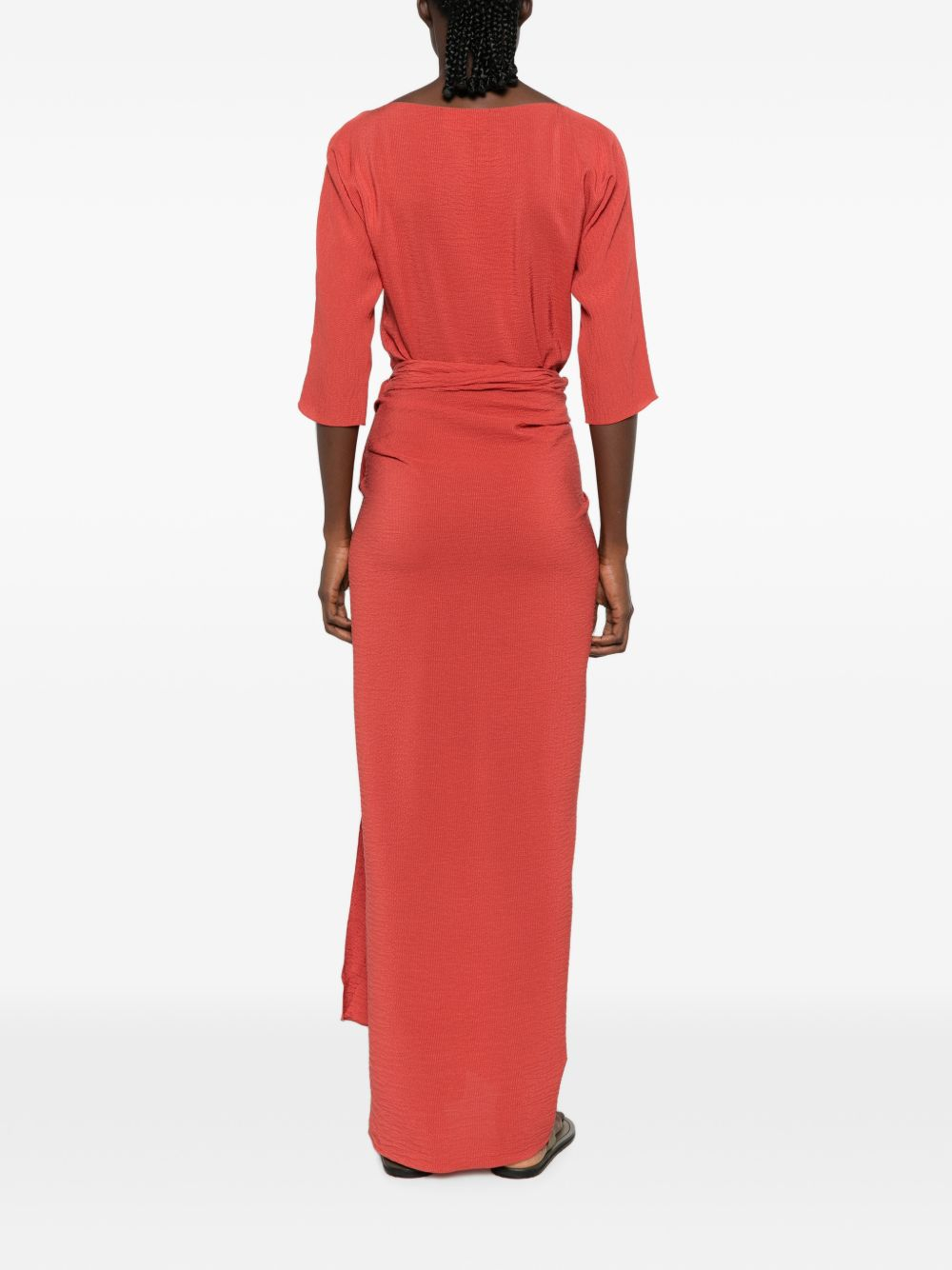 [Cortana] Sleeveless dress SS26 GENARAVERMILION