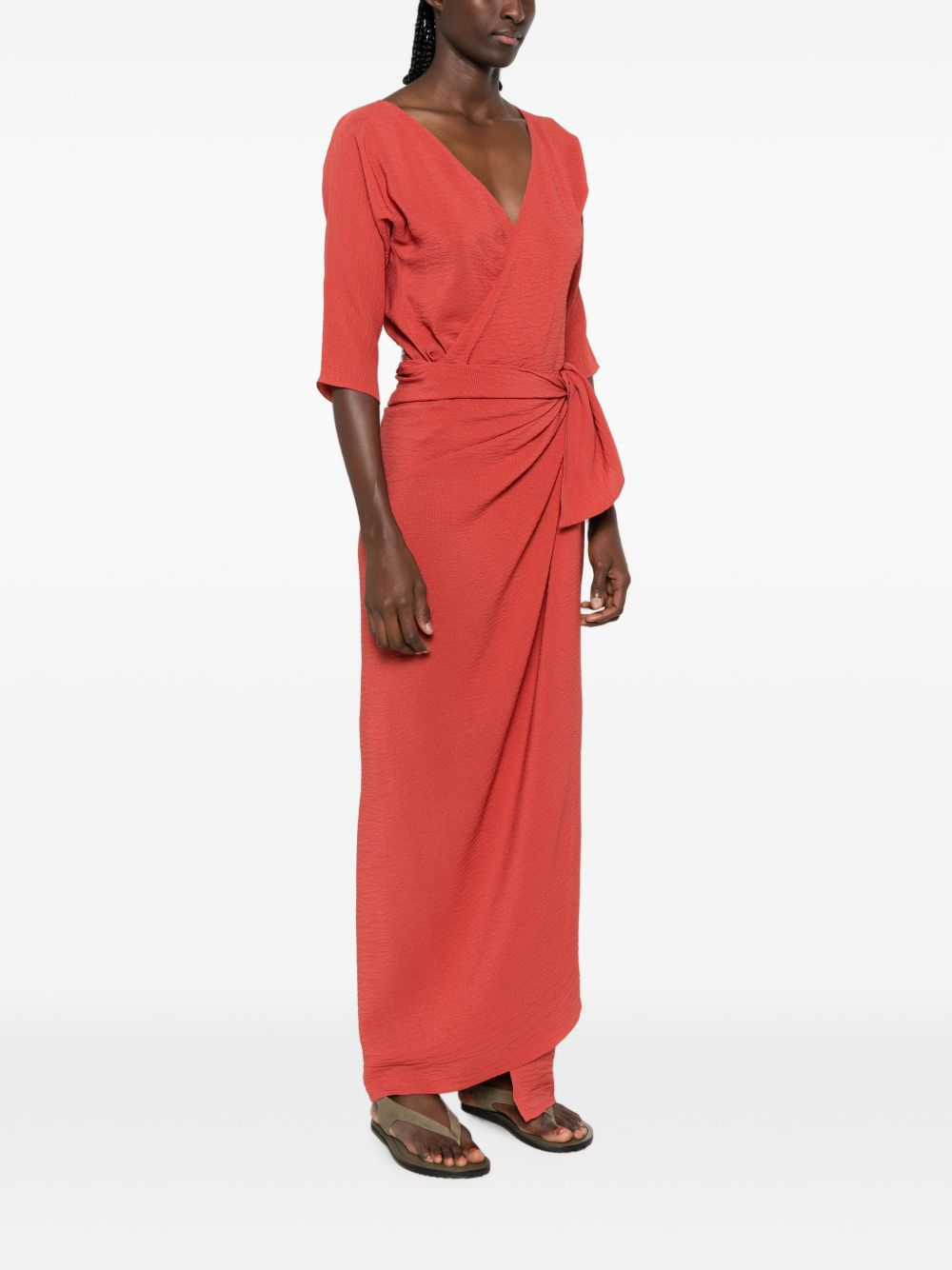 [Cortana] Sleeveless dress SS26 GENARAVERMILION
