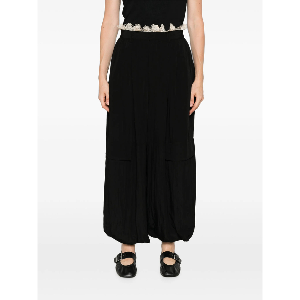 [Sea] Trousers FW26 PF26-038  BLACK
