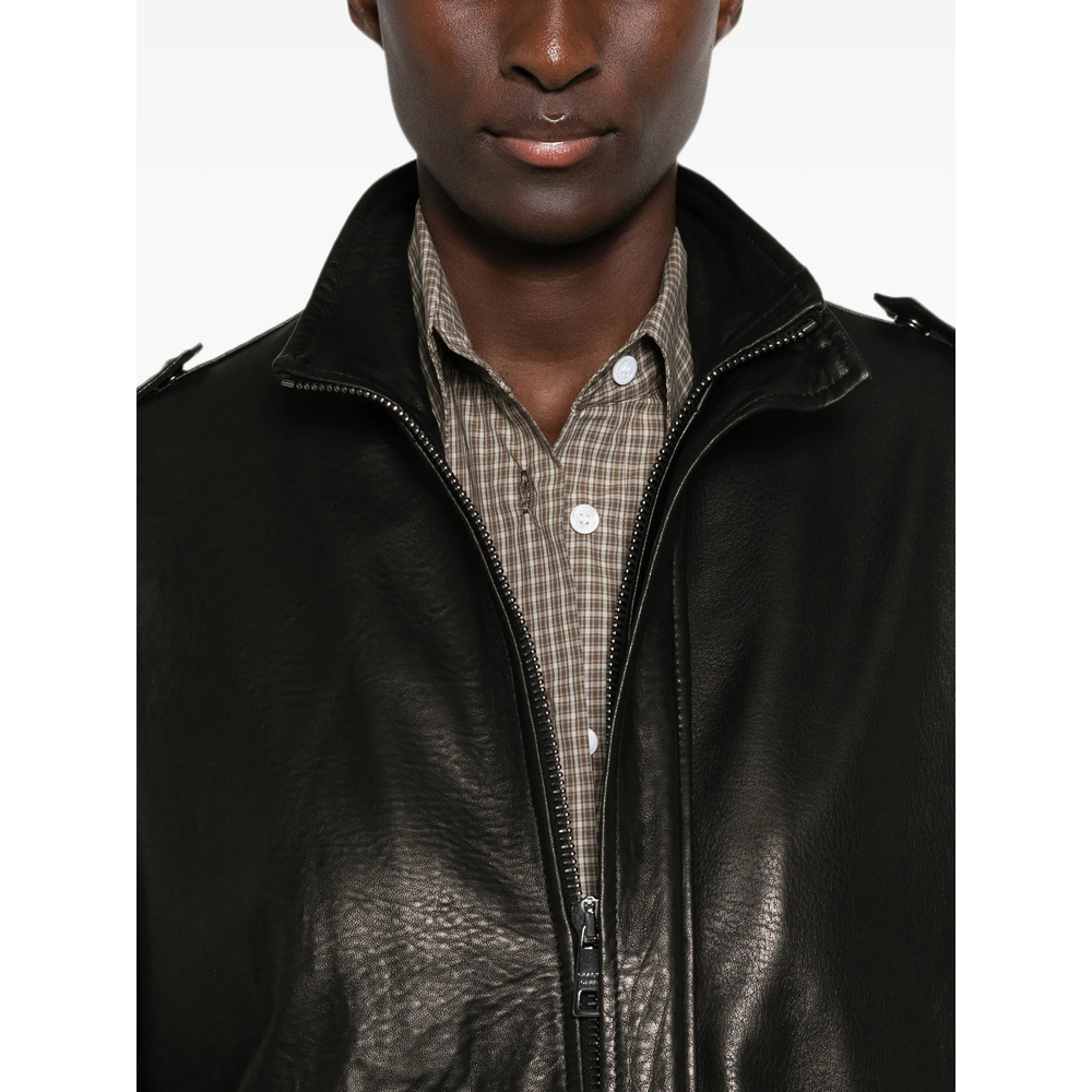 [Giorgio Brato] Leather Jacket FW26 GD27F23096MGA  NERO