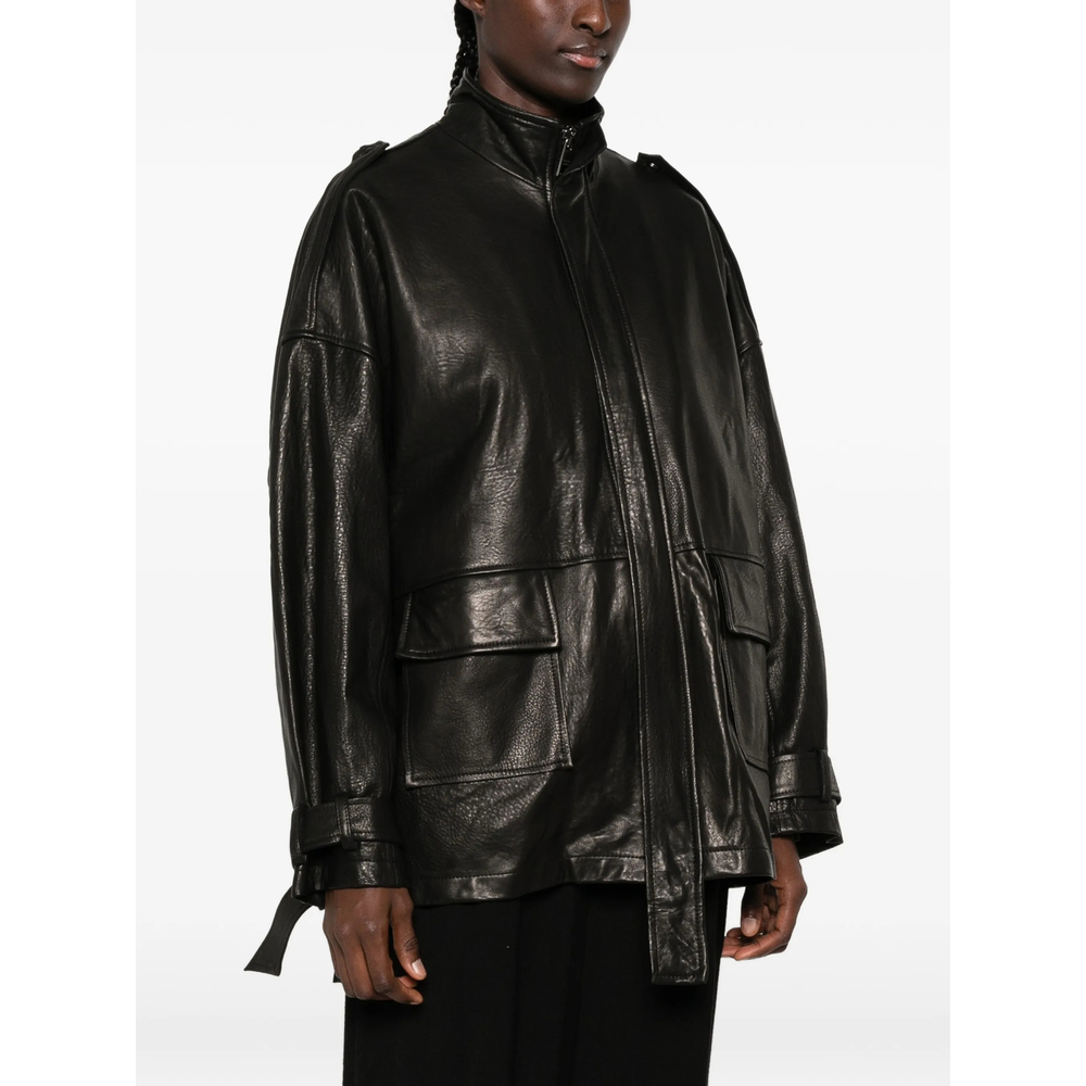 [Giorgio Brato] Leather Jacket FW26 GD27F23096MGA  NERO