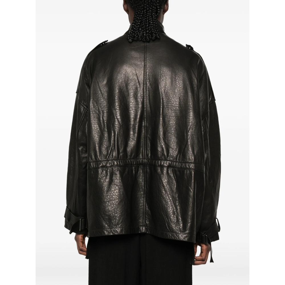 [Giorgio Brato] Leather Jacket FW26 GD27F23096MGA  NERO