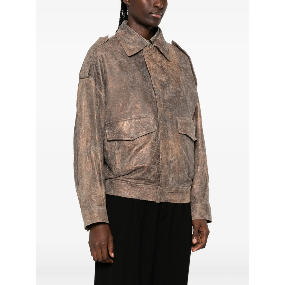 [Giorgio Brato] Leather Jacket FW26 GD27F27094NBO  UNICO