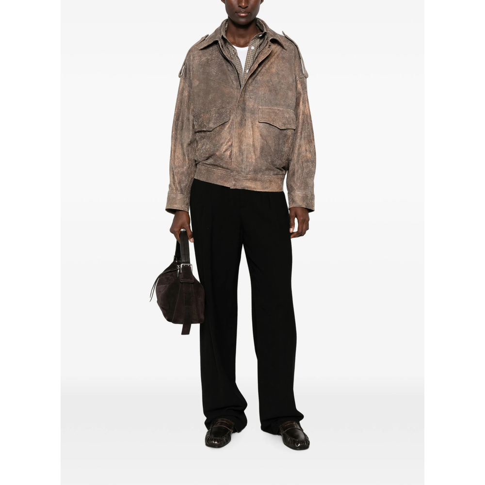 [Giorgio Brato] Leather Jacket FW26 GD27F27094NBO  UNICO