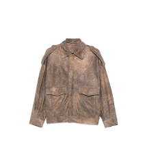 [Giorgio Brato] Leather Jacket FW26 GD27F27094NBO  UNICO