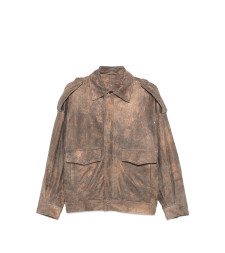 [Giorgio Brato] Leather Jacket FW26 GD27F27094NBO  UNICO