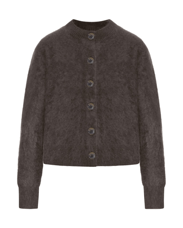 [Lisa Yang] Cardigan FW26 2025400DFZ DARK FERN BRUSHED