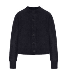 [Lisa Yang] Cardigan FW26 2025400BK BLACK BRUSHED
