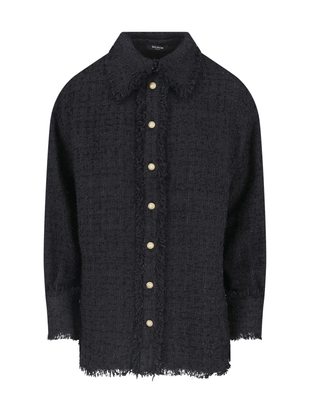 [Balmain] Shirts Long Sleeve FW26 HF1HD005XM070PA
